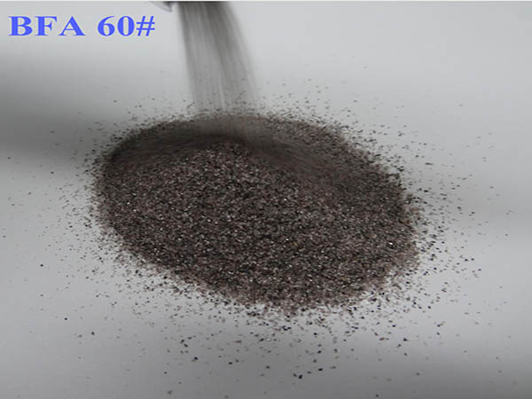 金屬制品噴砂拋毛增加粗糙度棕剛玉砂F60# 棕剛玉磨料廠家